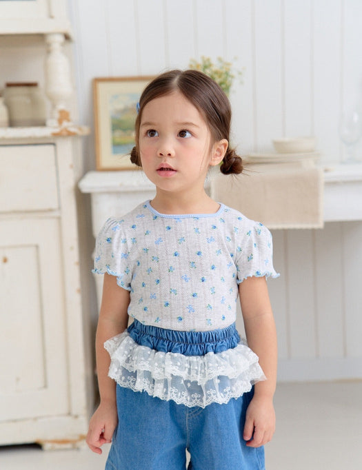 Flower Eyelet T-shirt_2 COLORS