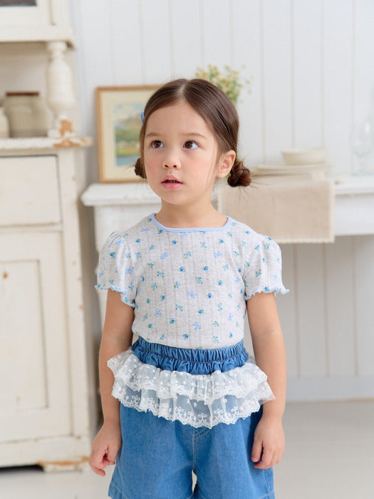 Flower Eyelet T-shirt_2 COLORS