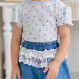 Flower Eyelet T-shirt_2 COLORS