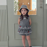 Strawberry Check Sleeveless Set_2 COLORS
