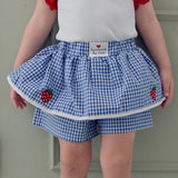 Strawberry Plaid Shorts_3 COLORS