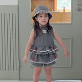 Strawberry Plaid Shorts_3 COLORS