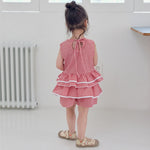 Strawberry Plaid Shorts_3 COLORS