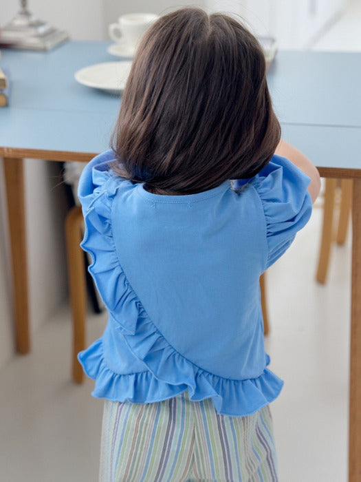 Heart Summer Frill T-shirt_3 COLORS