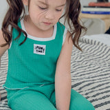 Embossed Sleeveless T-shirt_3 COLORS