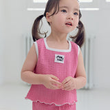 Embossed Sleeveless T-shirt_3 COLORS