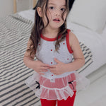 Heart Ballerina Sleeveless T-shirt_2 COLORS