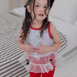 Heart Ballerina Sleeveless T-shirt_2 COLORS