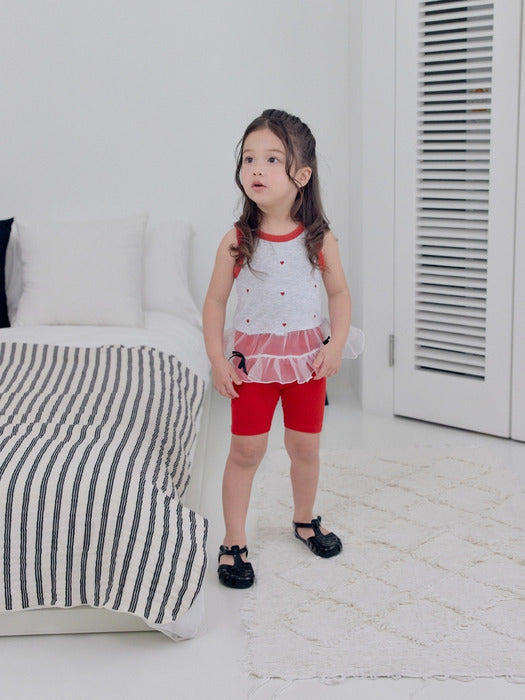 Heart Ballerina Sleeveless T-shirt_2 COLORS
