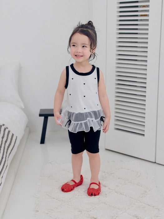 Heart Ballerina Sleeveless T-shirt_2 COLORS