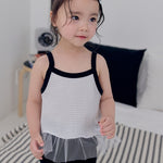 Fluffy Sleeveless T-shirt_2 COLORS