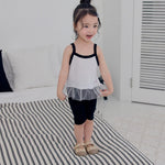 Fluffy Sleeveless T-shirt_2 COLORS