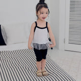 Fluffy Sleeveless T-shirt_2 COLORS