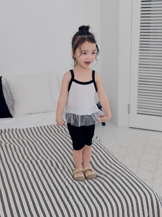 Fluffy Sleeveless T-shirt_2 COLORS