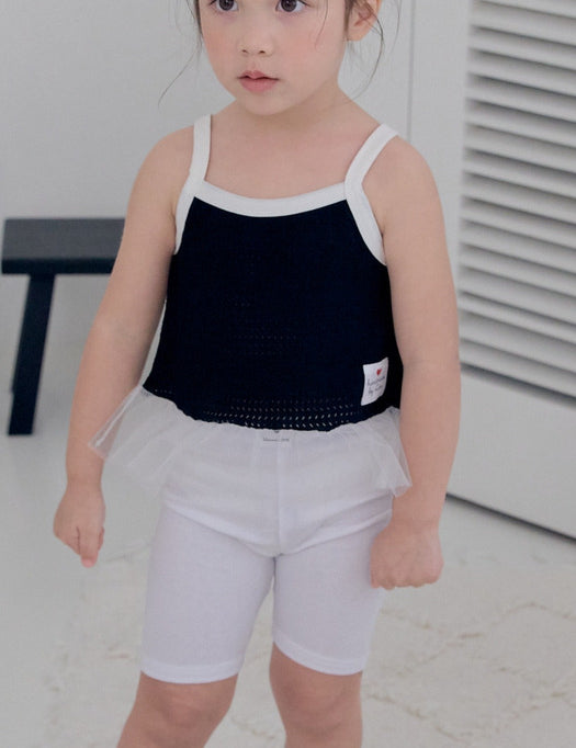 Fluffy Sleeveless T-shirt_2 COLORS