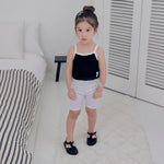 Fluffy Sleeveless T-shirt_2 COLORS