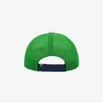 Green Mesh Color Block Cap