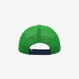 Green Mesh Color Block Cap