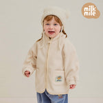 [Milk Mile] Daily Bear Point Polar Fleece Jumper