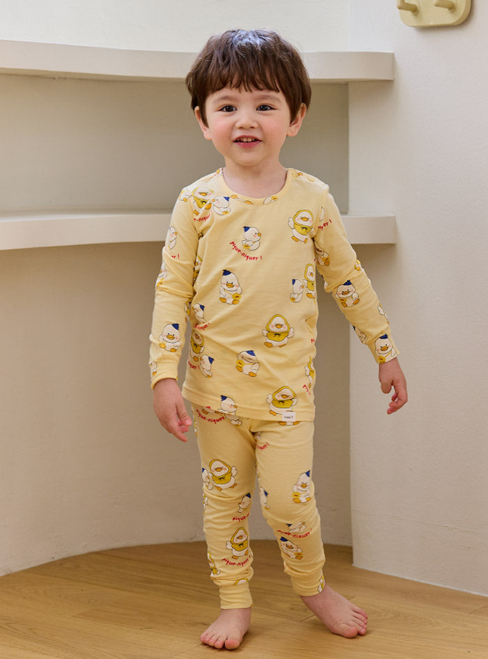 School Duck spandex (24SS) indoor wear set