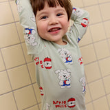 Apple milk single spandex (24SS) indoor wear set