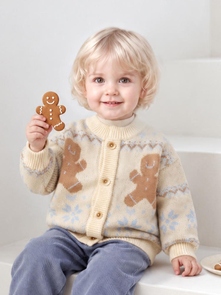[Milk Mile] Snowing Chocolate Chip Cookie Kiko Wichan Sweater