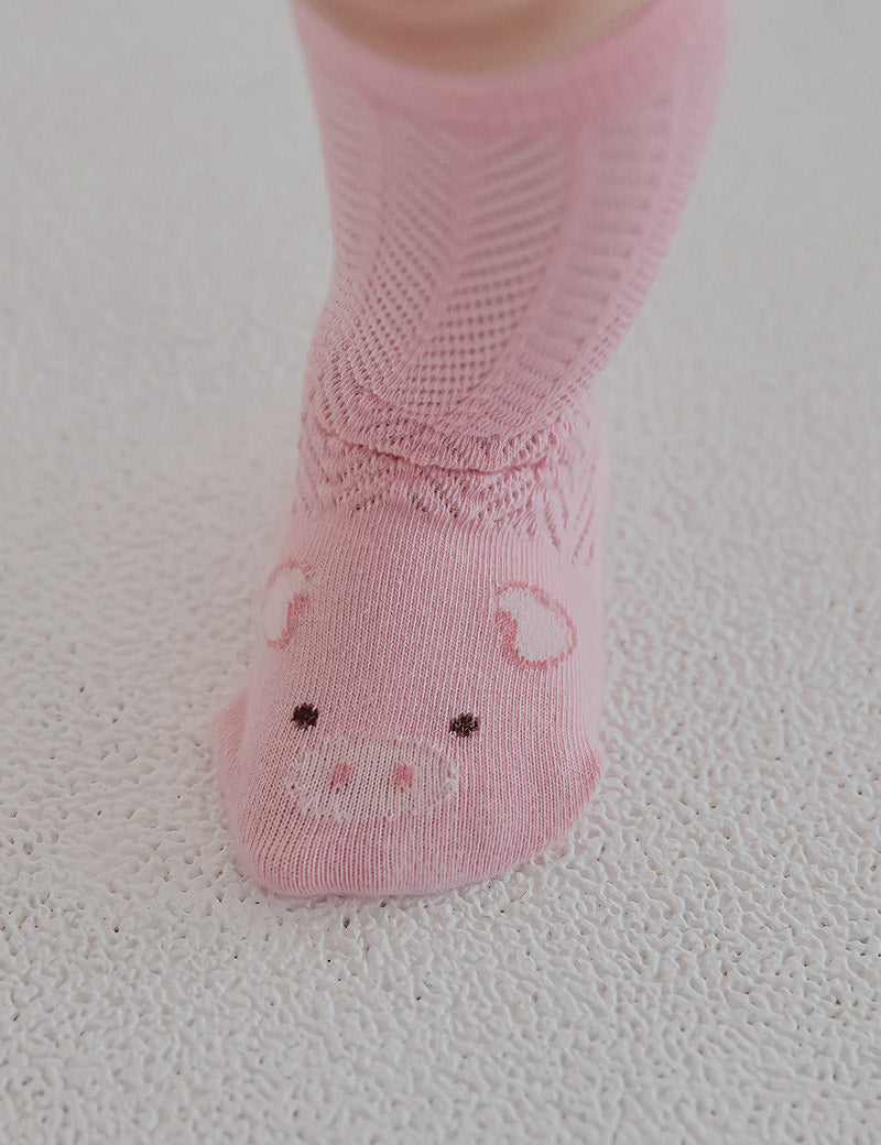 Piggy knee socks