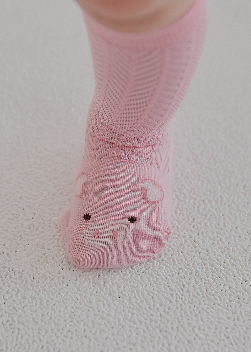 Piggy knee socks