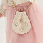 Pearl flower pouch