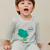 Shiny Broccoli Mid Sleeve (24SS) Mesh Indoor Set