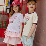 Apple Smile Ice Cream T-shirt Ivory
