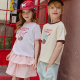 Apple Smile Ice Cream T-shirt Ivory