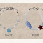 Mardi Amber Gluciel Bead Bracelet