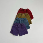 Mini Robe 26 Autumn Corduroy Half-length Pants 10-48 Months Namdaemun Children's Clothing Toddler