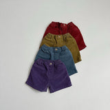 Mini Robe 26 Autumn Corduroy Half-length Pants 10-48 Months Namdaemun Children's Clothing Toddler