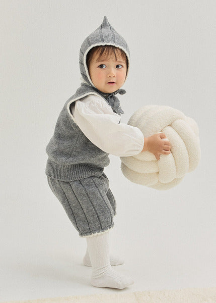 Little Tini｜岩石針織短褲
