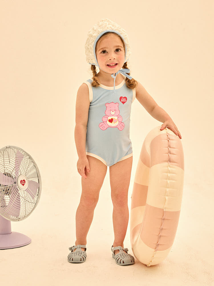 [Care Bear] Love A Rat Bear One Piece Swimsuit (Hat Set)