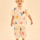 [Care Bear] colorful care bear's loose fit summer set