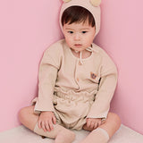 WAFFLE CARDIGAN Beige