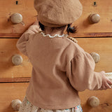 Pine cone Cardigan_Brown