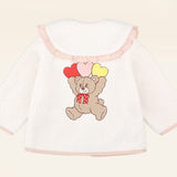 Heart Bear Big Collar Soft Dumble Jacket