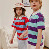 Apple Smile Vivid Collared T-shirt Mint