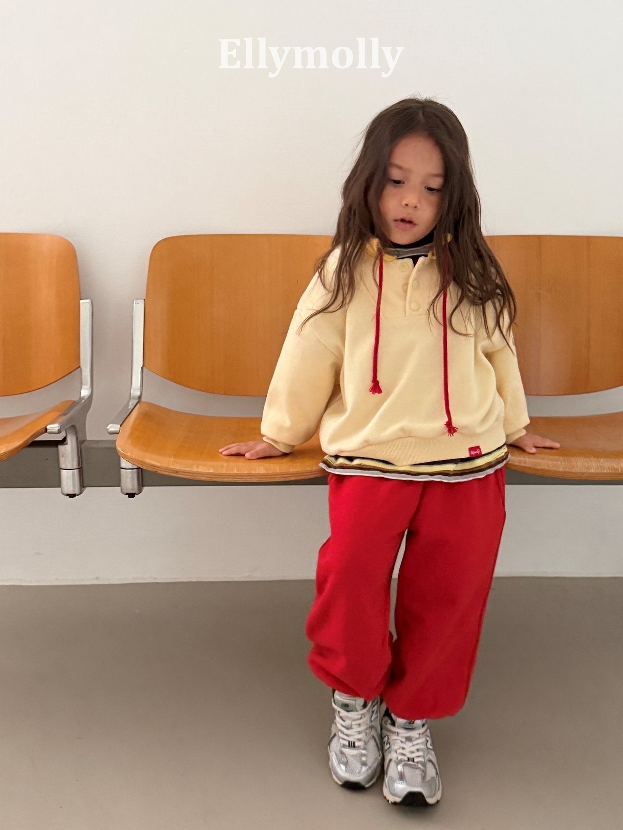 Elimoli 26 Autumn Two-Tone Harbor Sweatshirt S-JXL Namdaemun Children's Clothing Junior