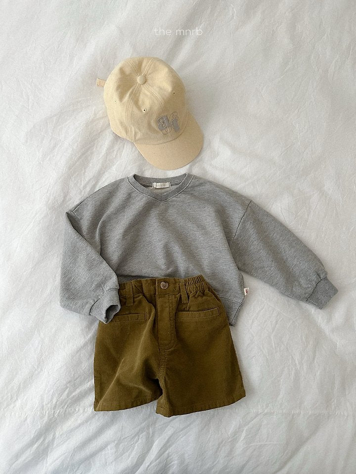 Mini Robe 26 Autumn Corduroy Half-length Pants 10-48 Months Namdaemun Children's Clothing Toddler