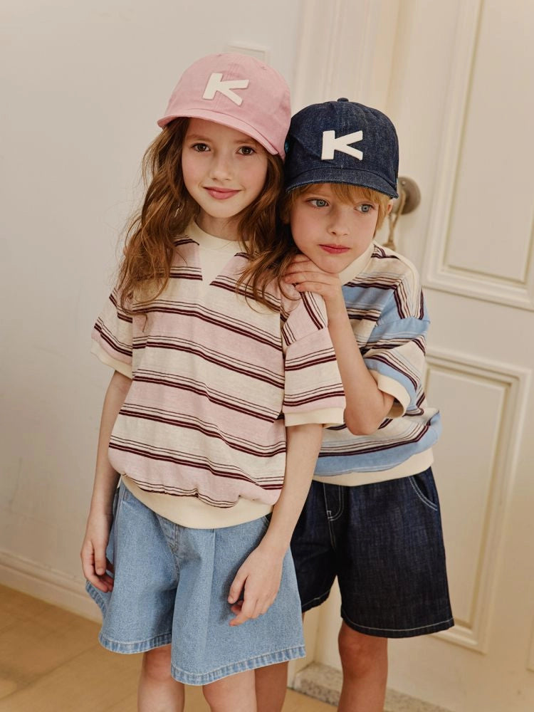 Apple Smile Camellia Sweatshirt Pink