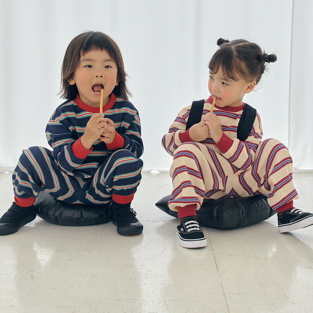 Lined Waffle Two-Piece Set_FA041