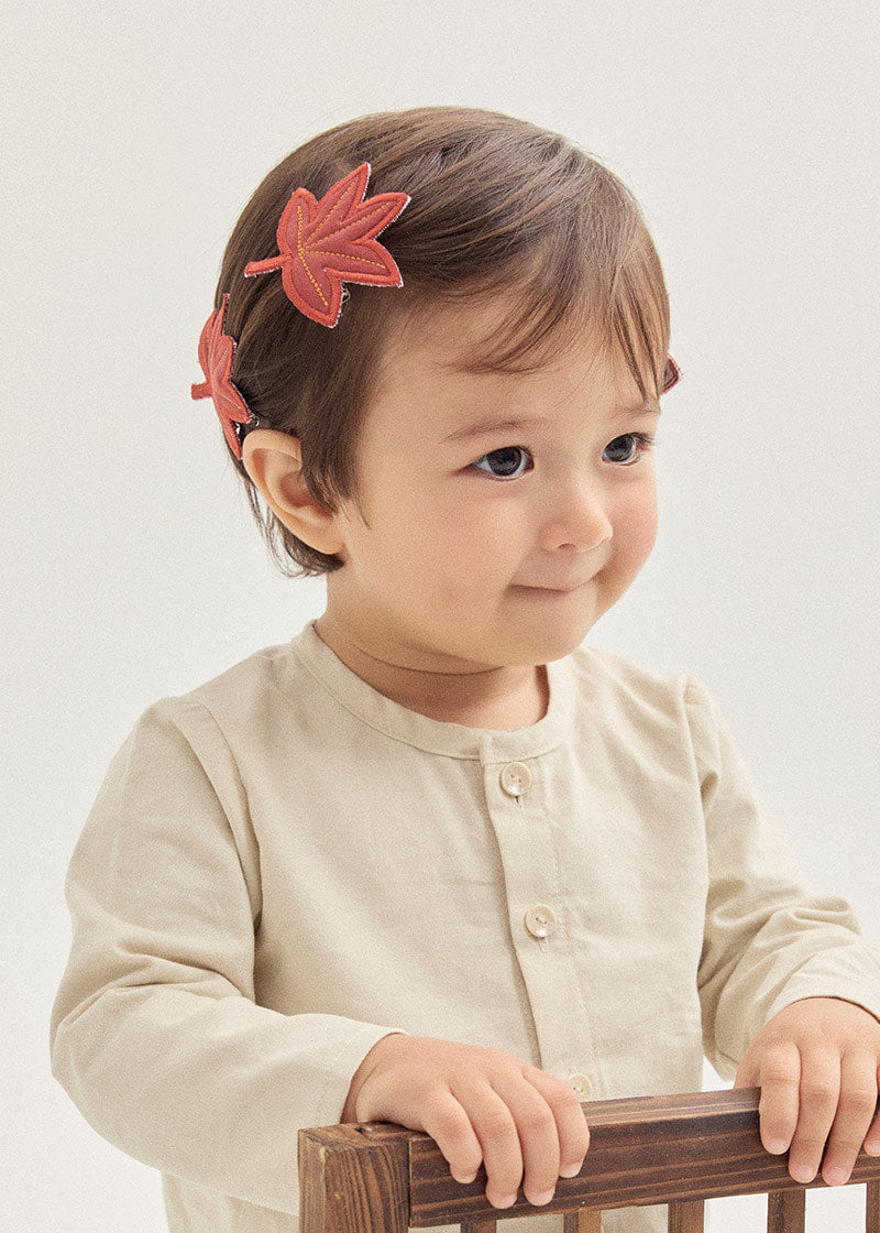 Maple leaf hairpin set