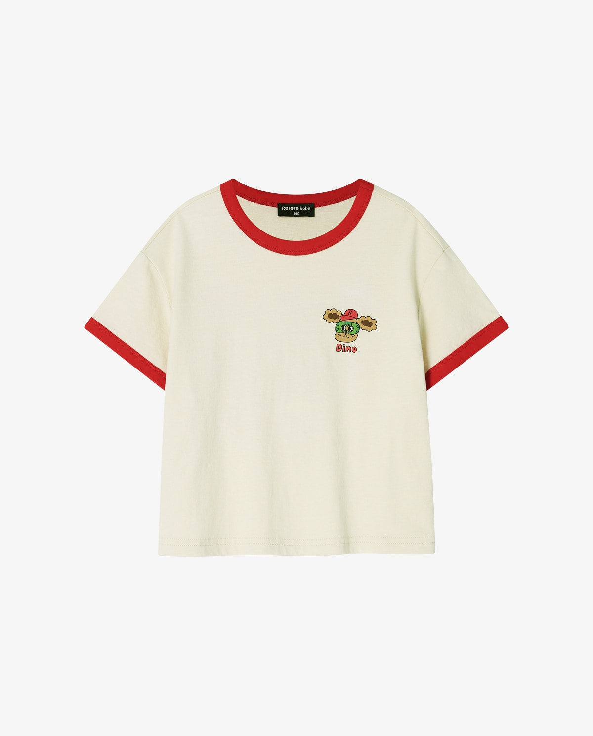 Single Ringer T-shirt Red