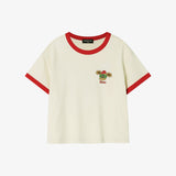 Single Ringer T-shirt Red