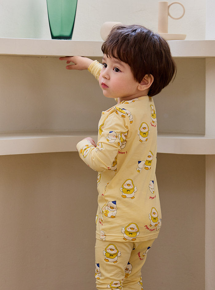 School Duck spandex (24SS) indoor wear set